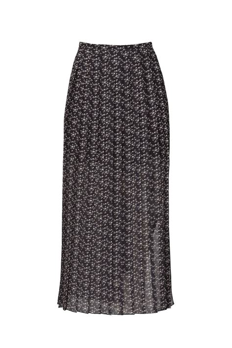 chloe printed skirt.